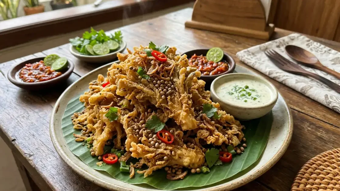 Resep jamur tiram goreng ketumbar yang renyah dan gurih