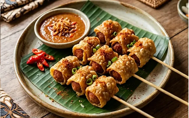 Sate Pangsit: Ide Camilan Anak yang Menyenangkan